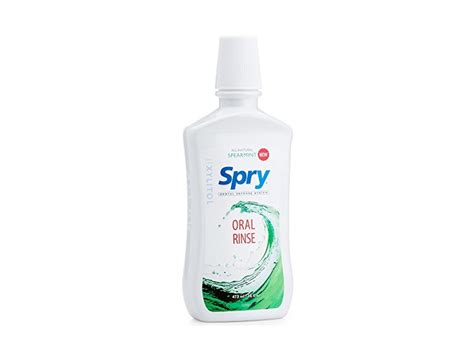 Spry Dental Defense System Oral Rinse - Spearmint, 16 oz - Ingredients ...