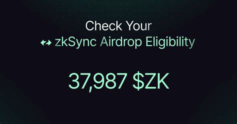 zkSync Airdrop Eligibility Checker