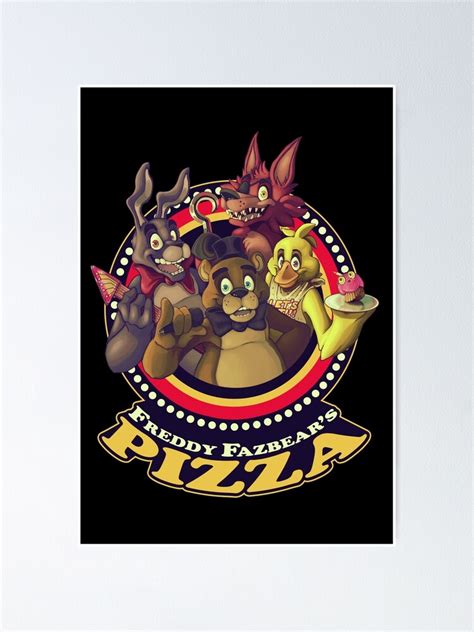 "Welcome To Freddy Fazbear's Pizza!" Poster by qlaxx | Redbubble