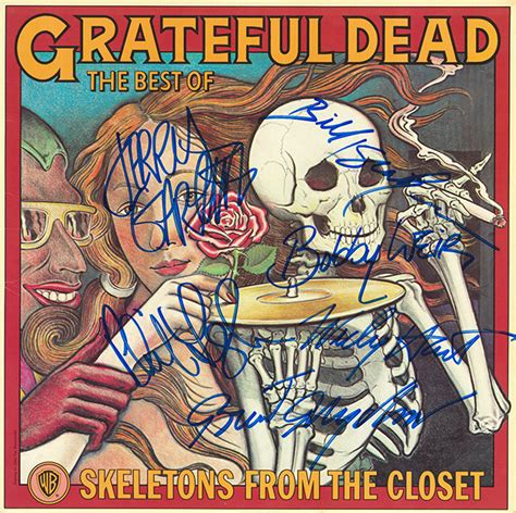 Grateful Dead Band Signed Skeletons In The Closet The Best Of The Grateful Dead Album – Artist ...