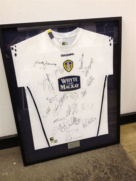 Framed Leeds United Shirt Leeds United Shirt, Leeds United Fc, The Championship, Diadora, Sports ...