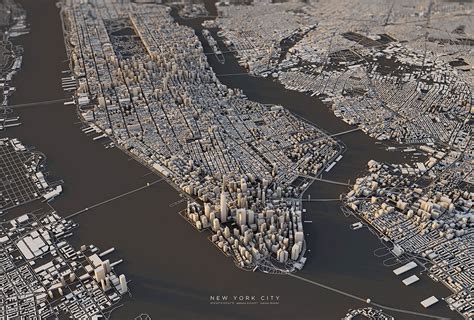 New York City from above on Behance