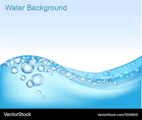 Water background Royalty Free Vector Image - VectorStock