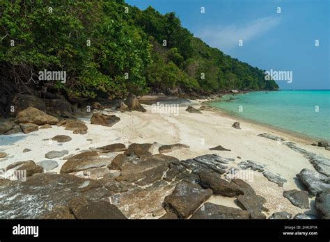 Tropical beach on Similan islands Stock Photo - Alamy