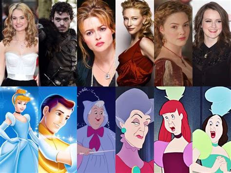 the Cast of Cinderella (2015) | Cinderella 2015, Cinderella, Disney