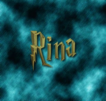 Rina Logo | Free Name Design Tool from Flaming Text