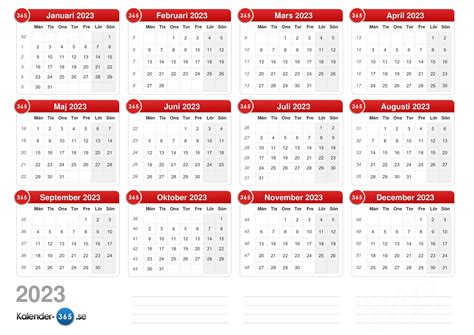 Kalender 2023