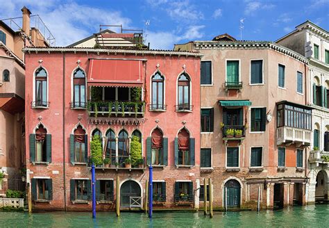 Lovely houses on the water in Venice Italy Photograph by Matthias Hauser