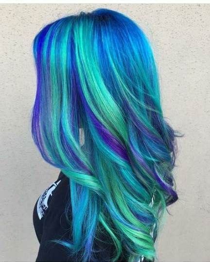 Hair Dyed Blue Turquoise 50+ Trendy Ideas | Hair styles, Dye my hair, Pretty hair color