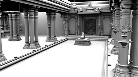 lord Nataraja temple 3d model 3D model | CGTrader