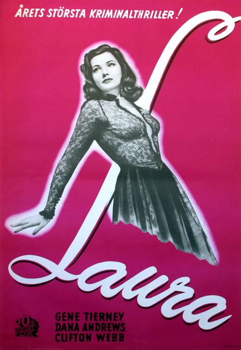 "LAURA" MOVIE POSTER - "LAURA" MOVIE POSTER