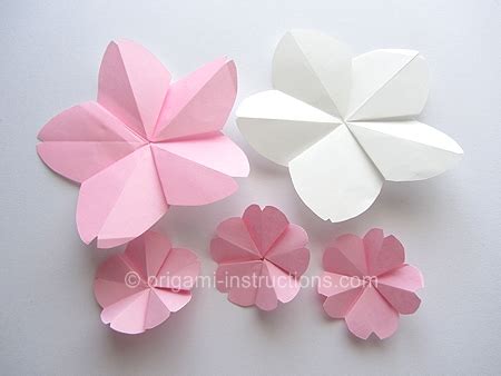 Origami-Instructions.com: Easy Origami Cherry Blossom