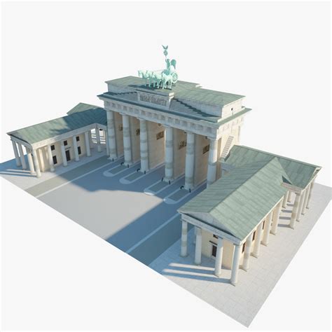 Brandenburg Gate 3D model - Architecture on Hum3D