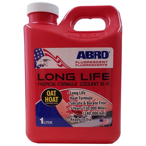 ABRO LONG LIFE COOLANT HOAT (LL-TF-OAT-RED-1L) - Auto Polyclinic