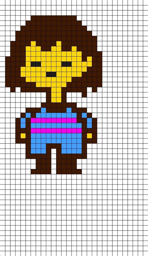 undertale hama bead characters - Google Search | Undertale pixel art, Pixel art pattern, Perler ...