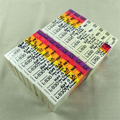 Lot of 16 Beta Betamax Tapes L-830 L-750 Video Tape Sold As Blank Used ...