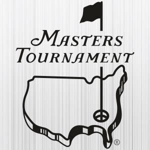 Masters Tournament Black Logo SVG | Masters Tournament PNG | Golf Augusta Masters vector File