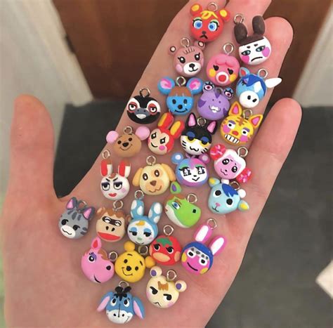 Some animal crossing charms handmade : r/AnimalCrossing