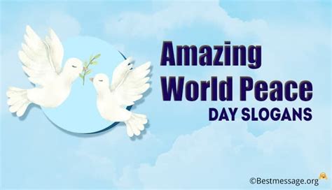 Amazing World Peace Day Slogans | Peace Slogans