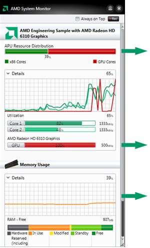 AMD System Monitor 1.0.0.9 - Download, Review, Screenshots