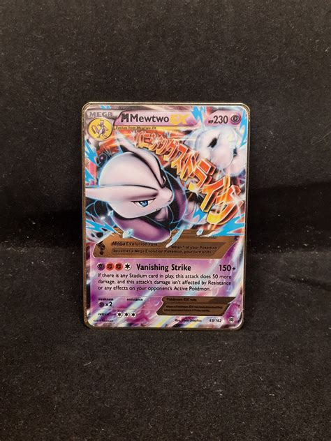 Pokemon Mewtwo Mega Evolution Card