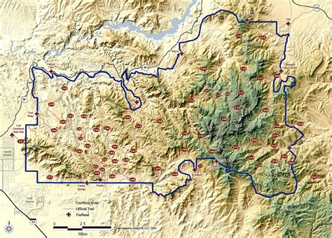 30 Superstition Mountains Hiking Trails Map - Maps Database Source