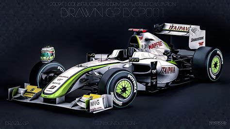 Brawn GP BGP001 - Jenson Button - Brazil 2009 by nancorocks on DeviantArt