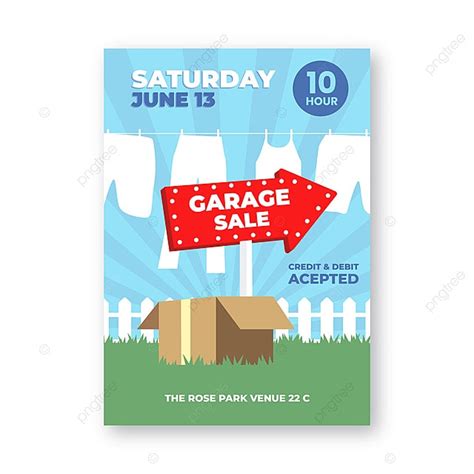 Garage Sale Poster Business Design Template Download on Pngtree