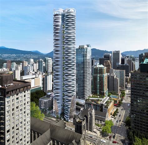 Construction begins on The Butterfly tower in downtown Vancouver | Urbanized