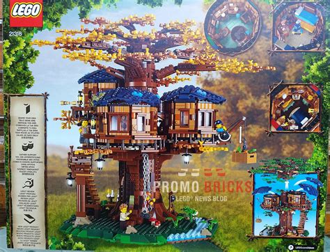 Brickfinder - LEGO Ideas Tree House (21318) Sneak Peek!