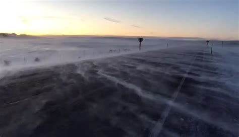 Visitor Spooked By This Wyoming 'Road Blizzard'