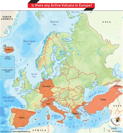 Is there any Active Volcano in Europe? - Answers
