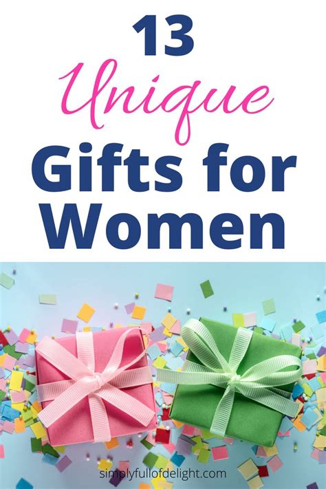 13 Unique Gifts for Women | Unusual gifts for women, Spring gift ideas, Gifts for young women