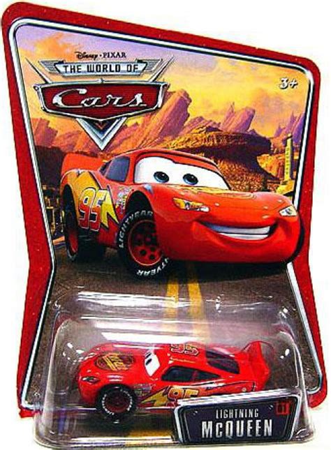 Disney Pixar Cars The World of Cars Series 1 Lightning McQueen 155 Diecast Car Mattel Toys - ToyWiz