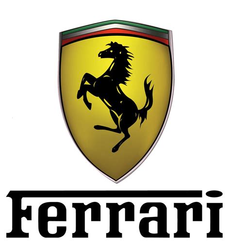 Ferrari Logo Txt PNG transparente - StickPNG