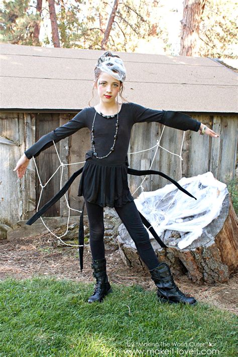 DIY Spider Costume for Tweens/Teens (or any age, really!)