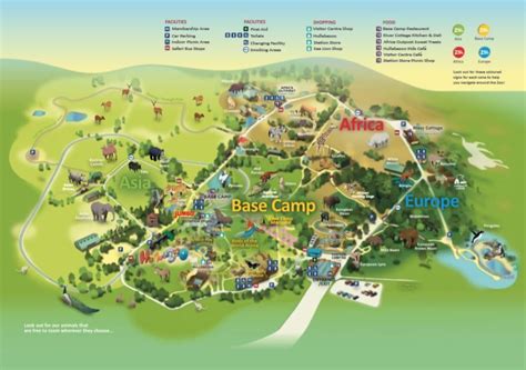 Find your way around ZSL Whipsnade Zoo with our Zoo Map | Zoo map, Zoo, Camping europe