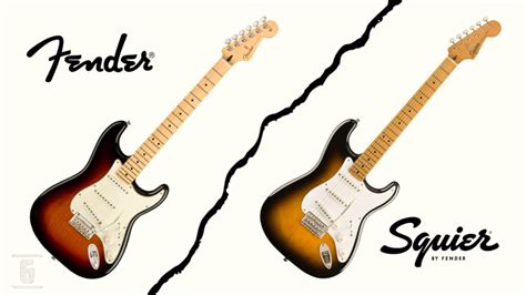Fender vs Squier Stratocaster: differences and features - Guitarriego