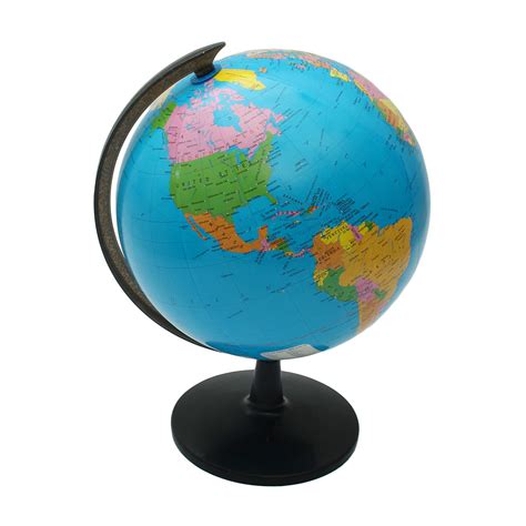 32cm Swivel World Globe Map Desktop Decor Kids Children Educational Earth Teaching Interactive ...