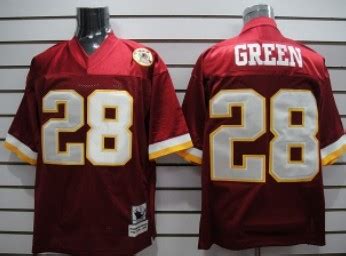 Washington Redskins #28 Darrell Green Red Throwback Jersey