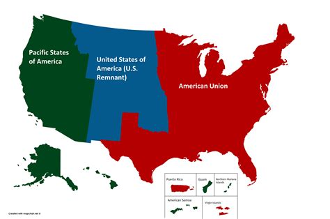 Second American Civil War Map - Maping Resources