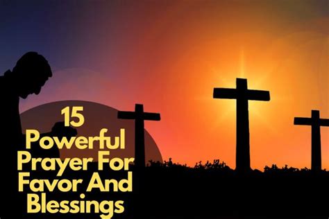 15 Powerful Prayer For Favour And Blessings