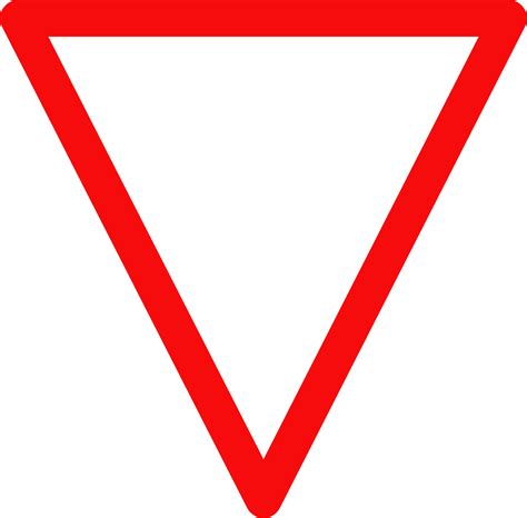 Yield Sign Vector at Vectorified.com | Collection of Yield Sign Vector ...