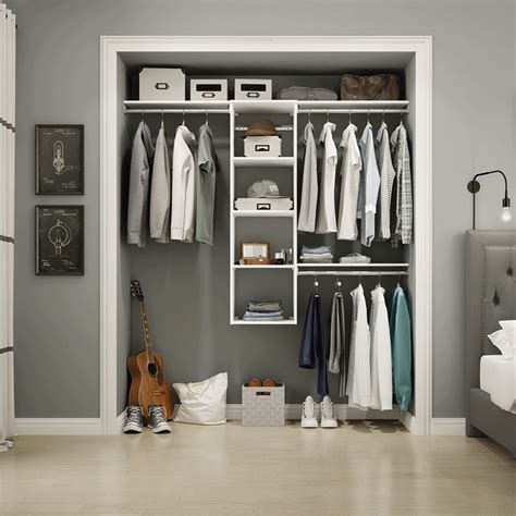 DIY Reach-in Bedroom Closet | Wood closet systems, Fit closet, Wood closets