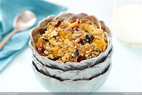 Fruit Granola Recipe | RecipeLand.com