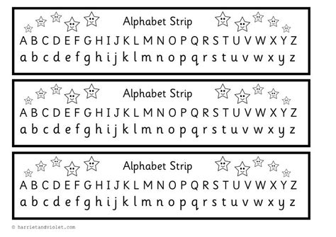 alphabet strip - Page 1 - Free Teaching Resources - Print Play Learn ...