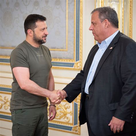 Chris Christie Meets With Zelensky in Surprise Trip to Ukraine - The ...