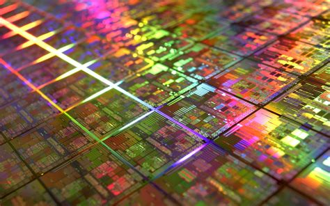 colorful, Microchip, DIE, Gold, Technology, Geometry, IT, CPU Wallpapers HD / Desktop and Mobile ...