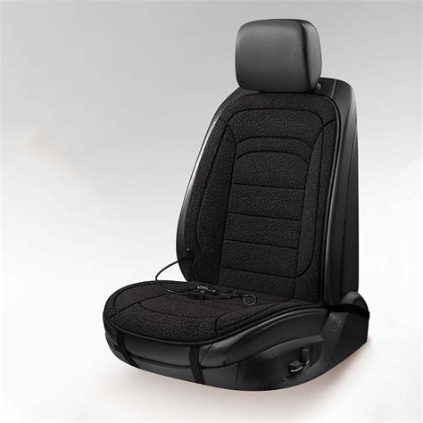 2024 Vehicle Accessories Short Plush Material Heated Car Cushions Cold Weather Driving In Pure ...