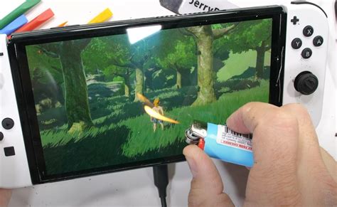 Switch OLED durability test rates its screen 2/10 for scratch ...